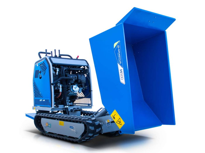 Dumper hidrostatic H500 pe șenile, capacitate 500 kg [9]