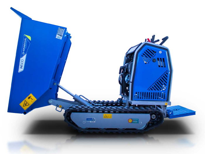 Dumper hidrostatic H500 pe șenile, capacitate 500 kg [12]