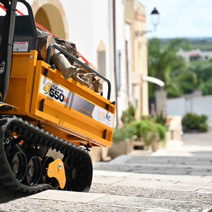 Transportor senilat Colmac Tucano 550H G212 – Motor Loncin 7CP, 500kg, Fabricat în Italia [7]