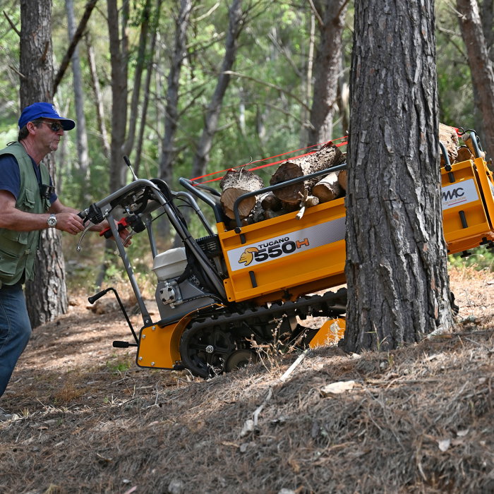 Transportor senilat Colmac Tucano 550H G212 – Motor Loncin 7CP, 500kg, Fabricat în Italia [9]