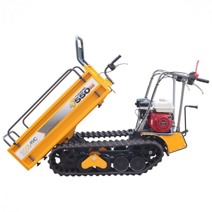 Transportor senilat Colmac Tucano 550M – 500 kg, motor Honda 6 CP, transmisie hidraulică – Fabricat în Italia, disponibil la Uneltisimo.ro [4]