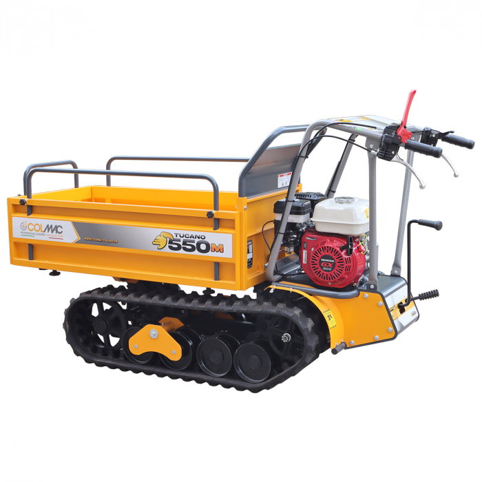 Transportor senilat Colmac Tucano 550M – 500 kg, motor Honda 6 CP, transmisie hidraulică – Fabricat în Italia, disponibil la Uneltisimo.ro [3]
