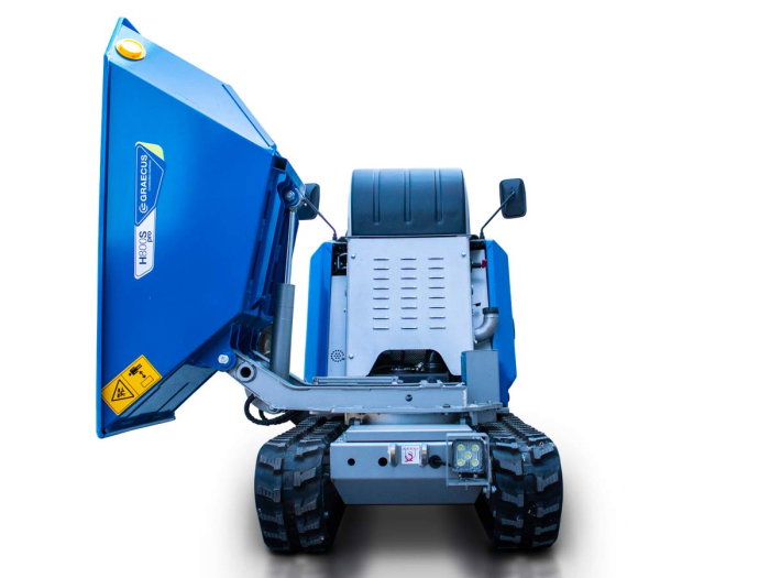 Mini-dumper diesel Kubota pe șenile, 800 kg [6]