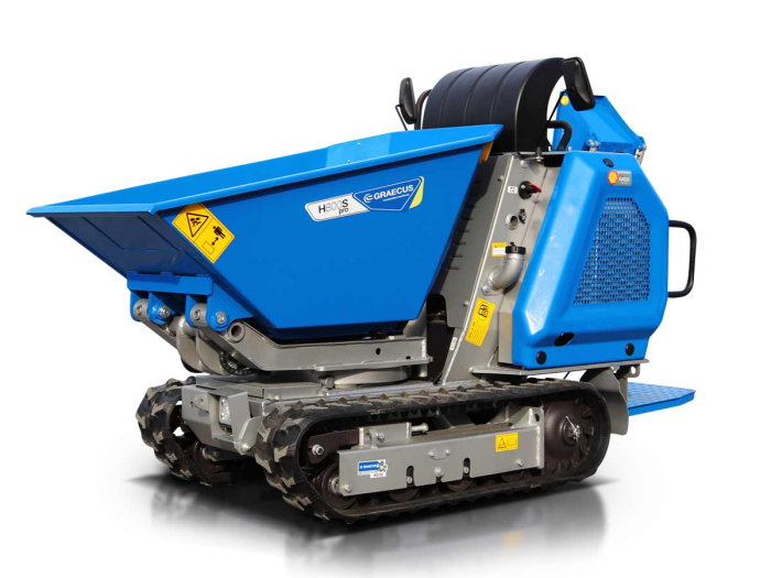 Mini-dumper diesel Kubota pe șenile, 800 kg [15]