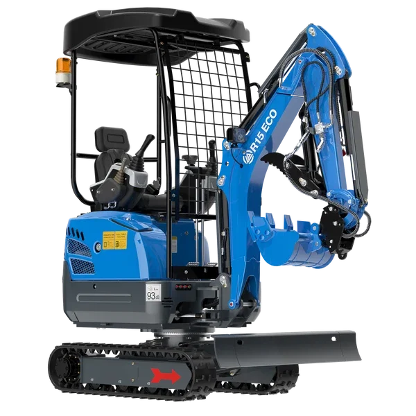 RIPPA R15 PRO – Miniexcavator profesional cu cabina1,5 tone cu motor Kubota [5]