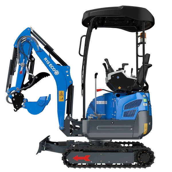 RIPPA R15 PRO – Miniexcavator profesional cu cabina1,5 tone cu motor Kubota [2]