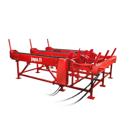 Prelucrare biomasa - Platformă alimentare Japa® – 3 lanțuri hidraulice, control manetă, extensibilă 2 m