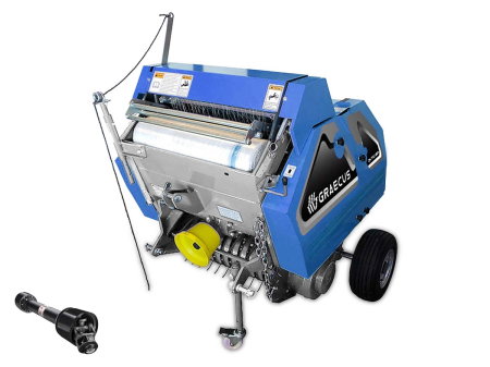 Prelucrare biomasa - Presă balotat rotundă baloți mici 70x50 cm