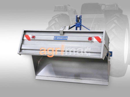 Cupă spate tractor BM140, 0.35 m³, basculare mecanică [1]