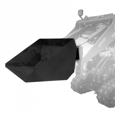 Transport si manipulare - Cupa 80 litri Jansen® KL-200 – atașament compact pentru materiale vrac: pământ, pietriș, compost