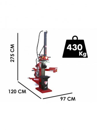Despicator de lemne, electric, trifazat, + tractor 30-50 CP, Ceccato Olindo, SPLET25 [2]