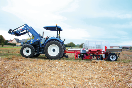 Despicator de lemne orizontal profesional cu lift, 28 de tone, 120 cm, tractabil H28 ESS [1]