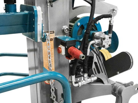 Despicator de lemne GRAECUS DRYAD ASX30 HYBRID, 30 tone, acționare cardan tractor + motor electric 7.5 kW [8]