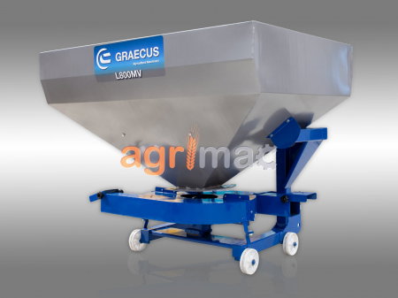 Distribuitor de îngrășăminte cu dublă linie și sărăriță L800GM – 800L, 18-20m [2]