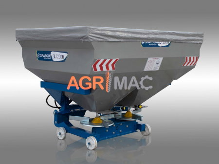 Distribuitor îngrășăminte cu 2 discuri și sărăriță hidraulică 2L1200H – 1200L, 18-20m [4]