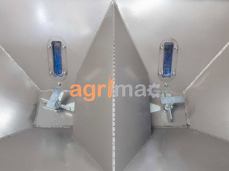 Distribuitor îngrășăminte cu 2 discuri și sărăriță hidraulică 2L1200H – 1200L, 18-20m [9]