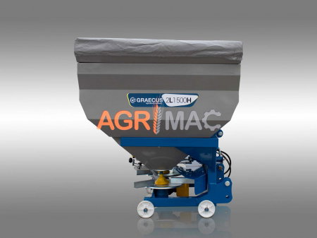 Distribuitor îngrășăminte cu 2 discuri și sărăriță hidraulică 2L1500H – 1500L, 18-20m [2]