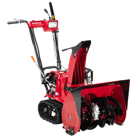 Prelucrarea solului - Freza de zăpadă Honda HSS 655 K1 ETD cu motor GX160 4.9 CP și sistem pe senile