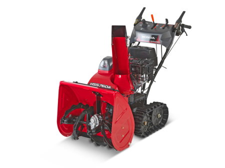 Prelucrarea solului - Freza de zăpadă Honda HSS 760A ETD cu motor GX200 5.6 CP și sistem pe senile