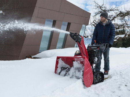 Freza de zăpadă Honda HSS 970A ETD cu motor GX270 8.6 CP și sistem pe roți [2]