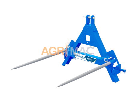 Cupe transport - Furci pentru baloți rotunzi tractor, 930 mm, 800 kg, prindere 3 puncte