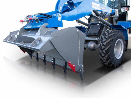 LD23 Cab – Încărcător frontal articulat 4×4, motor 75 CP, cabină climatizată, 2300 kg sarcină, cupă 2050 mm [9]