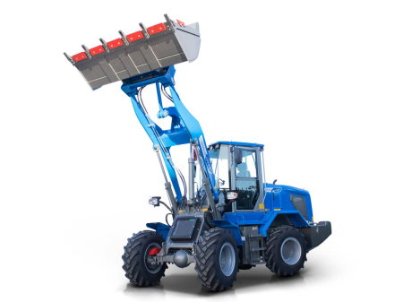 LD23 Cab – Încărcător frontal articulat 4×4, motor 75 CP, cabină climatizată, 2300 kg sarcină, cupă 2050 mm [8]