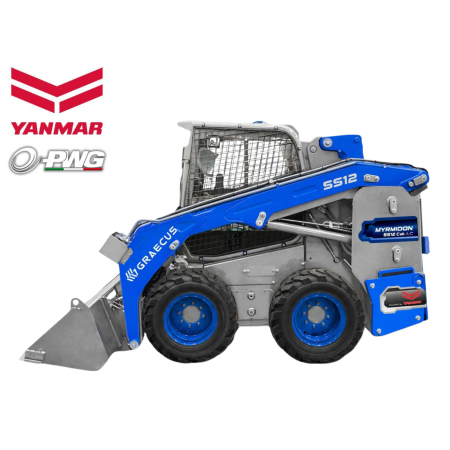 Incarcatoare frontale - Mini încărcător GRAECUS MYRMIDON SS12 Cab A/C Yanmar, 70 CP