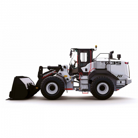 Hidromek HMK 635 WL – Încărcător frontal articulat 4×4, motor Mercedes 282 CP, cupă 3.5 m³, transmisie automată [1]