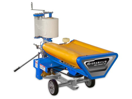 Prelucrare biomasa - Mașină înfoliat baloți rotunzi, 3 CP