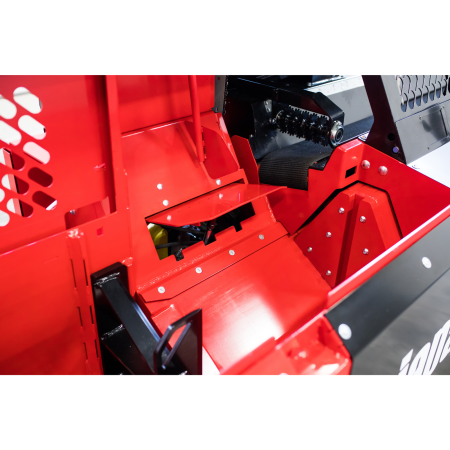 Japa 395 E – linie tăiere-despicare electrică cu motor 10 kW și pană 12,5 tone [11]