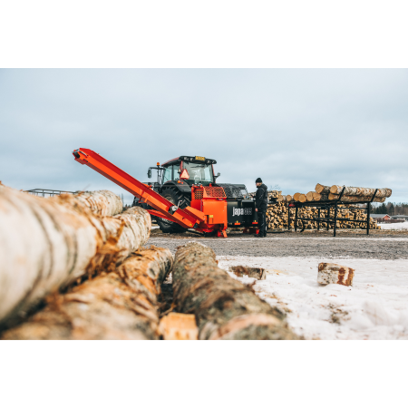 Japa 395 TR – Procesator lemne PTO tractor cu despicare 12,5 t și bandă 4,4 m, control hidraulic [6]