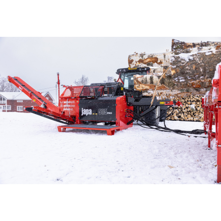 Japa® 505 PRO TRE – Linie tăiere‑despicare lemne Ø 50 cm, 16 t, motor 15 kW + PTO tractor [21]