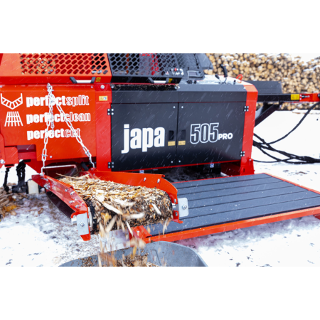 Linie tăiere‑despicare lemne Japa® 505 PRO E – motor electric 15 kW, Ø 50 cm, 16 t forță [9]