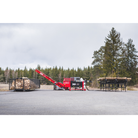 Japa 405 TRE – Linie tăiere & despicare lemn cu motor 10 kW + PTO tractor, Perfect Split™ & Clean™, 12,5 tone [5]