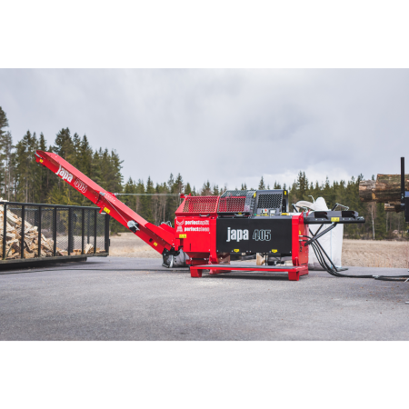 Japa 405 TRE – Linie tăiere & despicare lemn cu motor 10 kW + PTO tractor, Perfect Split™ & Clean™, 12,5 tone [6]