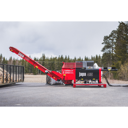 Japa 405 TRE – Linie tăiere & despicare lemn cu motor 10 kW + PTO tractor, Perfect Split™ & Clean™, 12,5 tone [4]