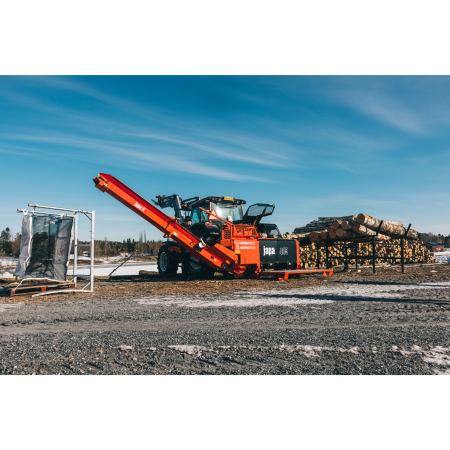 Japa 405 TRE – Linie tăiere & despicare lemn cu motor 10 kW + PTO tractor, Perfect Split™ & Clean™, 12,5 tone [22]