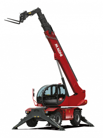 Transport si manipulare - Incarcator telescopic Magni RTH 5.21 – Manipulator Telescopic Profesional cu Braț Rotativ 21 m și Motor Deutz 136 CP