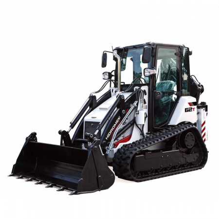 Prelucrarea solului - Buldoexcavator Hidromek HMK 62 T – 65 CP, 5 tone, motor Kubota, pe șenile