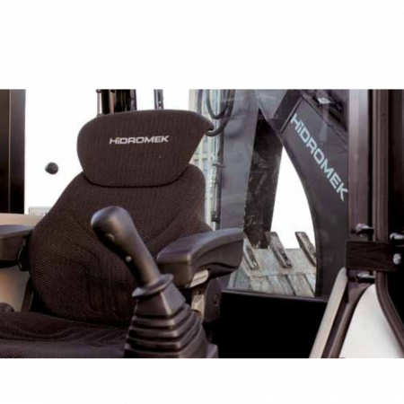 Mini Buldoexcavator cu roti Hidromek, 5 tone, motor Kubota 65 cp, AC, HMK 62 SS [4]