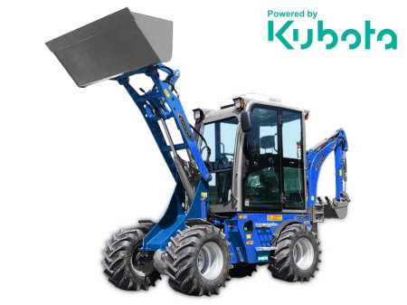 Prelucrarea solului - mini-buldoexcavator-bld3200-cab-4x4-kubota-cabina-ac