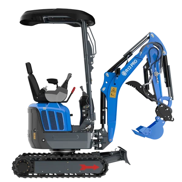 RIPPA R13 PRO – Miniexcavator profesional 1,3 tone cu motor Kubota [5]