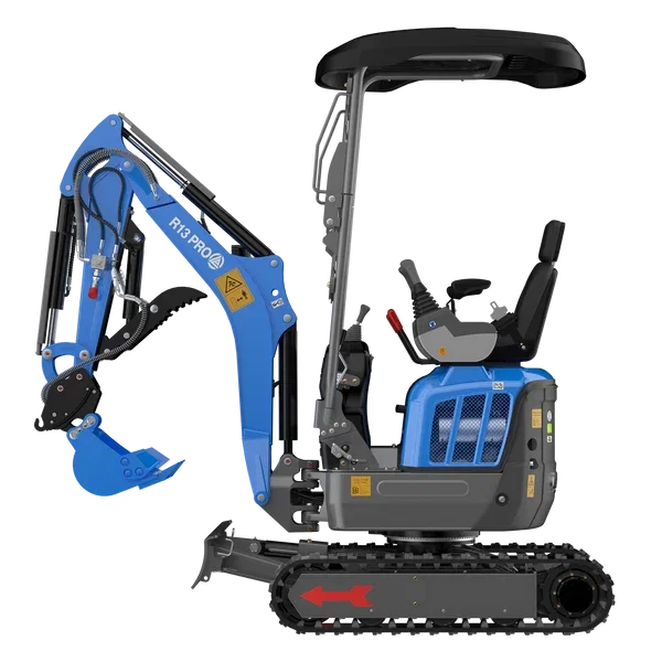 RIPPA R13 PRO – Miniexcavator profesional 1,3 tone cu motor Kubota [1]