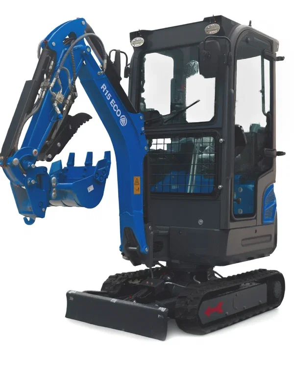Miniexcavatoare - RIPPA R15 PRO – Miniexcavator profesional cu cabina1,5 tone cu motor Kubota