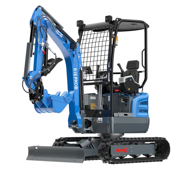RIPPA R18 PRO – Miniexcavator profesional cu cabina 1,8 tone cu motor Kubota [2]