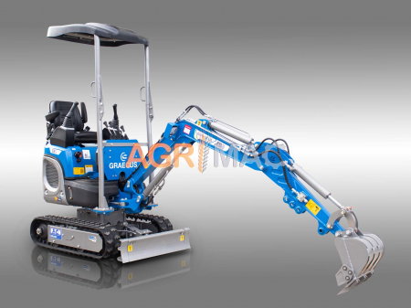 Miniexcavator EB12 14 CP Motor KUBOTA D722 3 cilindrii Diesel [6]