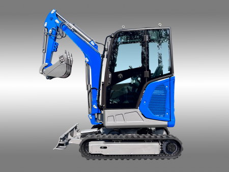 Mini Excavator cu Șenile Rabatabile și Cabină Spațioasă, Motor Diesel KUBOTA D1105 19 CP [1]