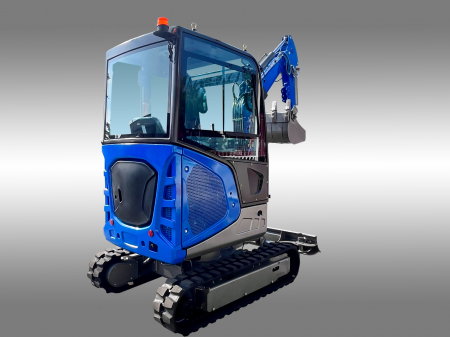 Mini Excavator cu Șenile Rabatabile și Cabină Spațioasă, Motor Diesel KUBOTA D1105 19 CP [3]