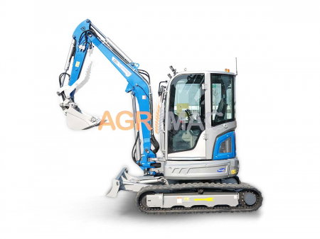 Miniexcavator EB40C-PRO – 4T, cabină A/C, motor Kubota Diesel, braț rotativ [9]